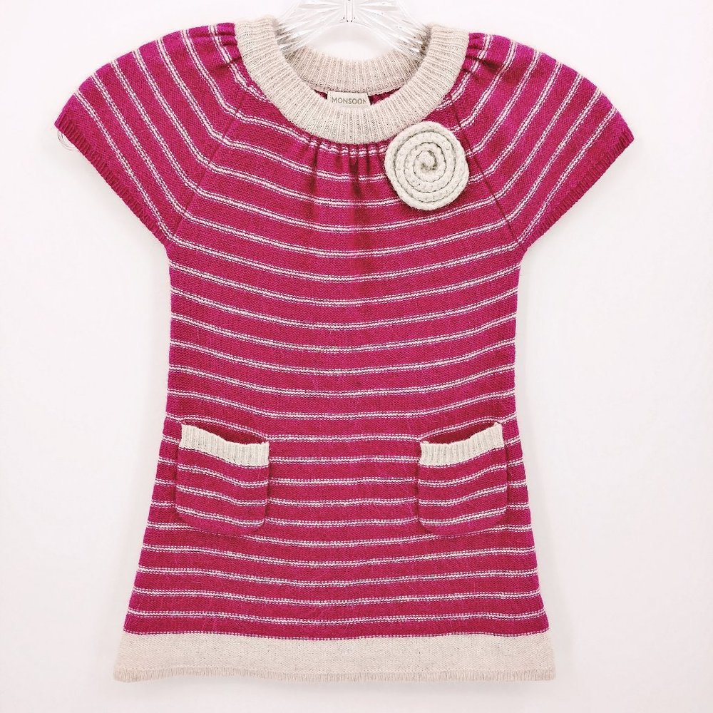 Monsoon NWT Angora Stripe Sweater Dress
